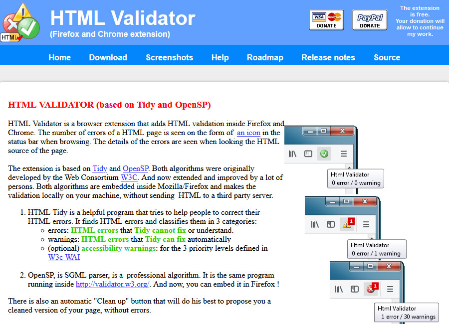 skynet html validator