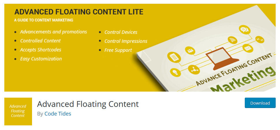 advanced floating content