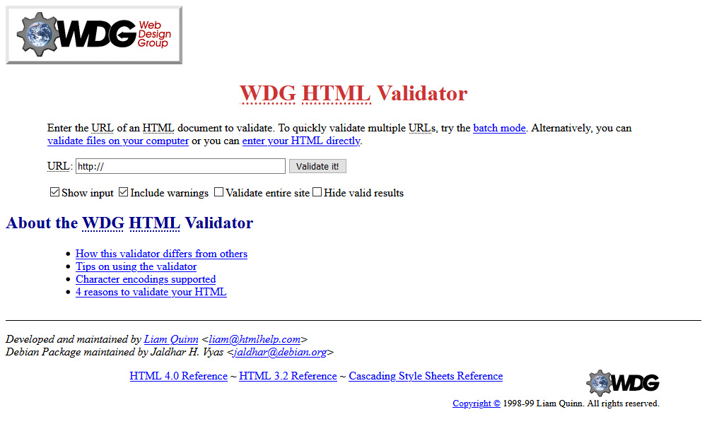 wdg validator