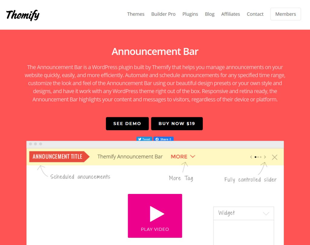 announcement bar wordpress plugin