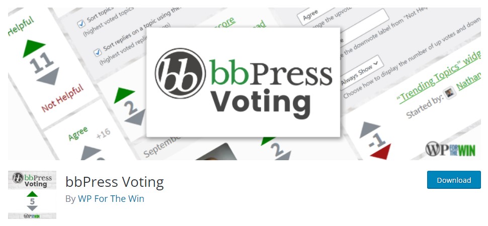 bbpress voting