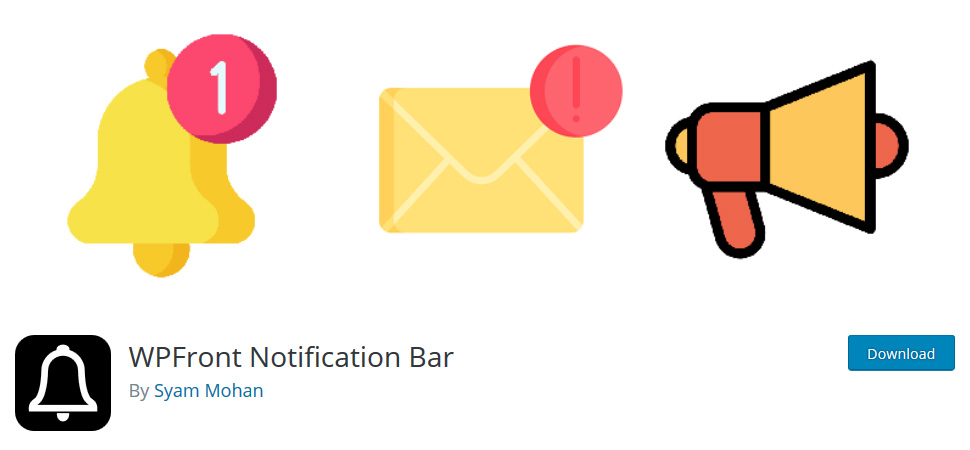 wpfront notification bar