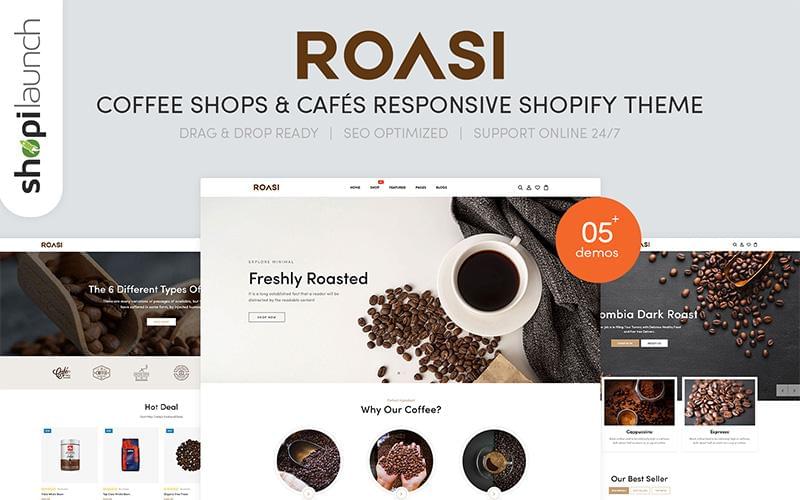 Coffee Shops & Cafes Responsive Shopify Theme