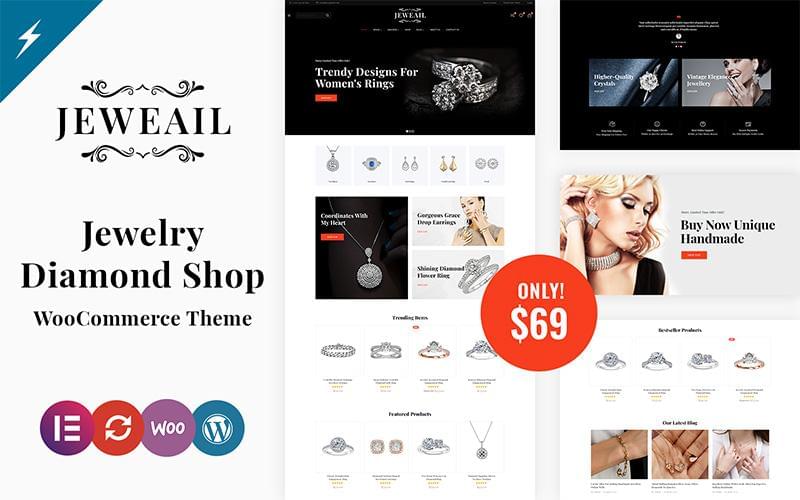 Diamond Jewelry & Watch Shop WooCommerce Theme