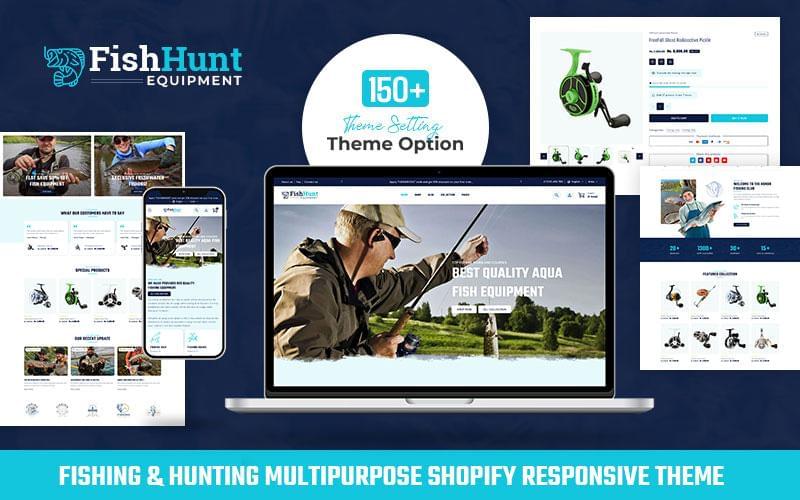 Fishing & Weapons Equipment Store Multipurpose Shopify Theme