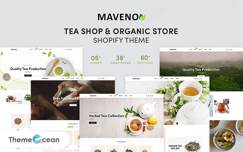 Tea Shop & Organic Store Responsive Shopify Theme