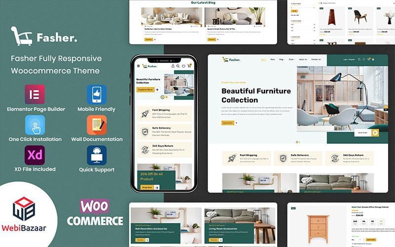 Furnics Furniture Shop Elementor WooCommerce Theme