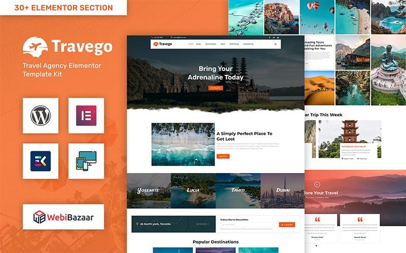 Travelgo Tour & Travel Agency Template WordPress Theme
