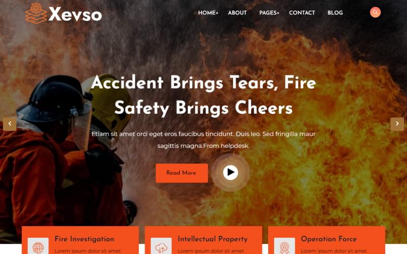 City Fire WordPress Theme