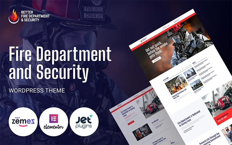 Fire Department Chronicles WordPress Theme