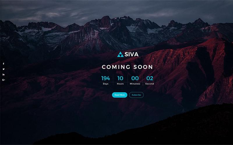 coming soon landing page