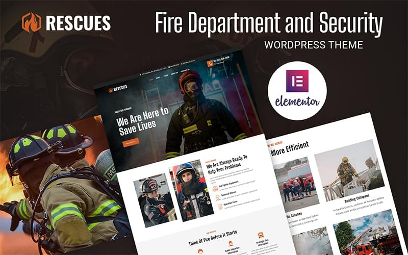 Fire Safety Services WordPress Theme