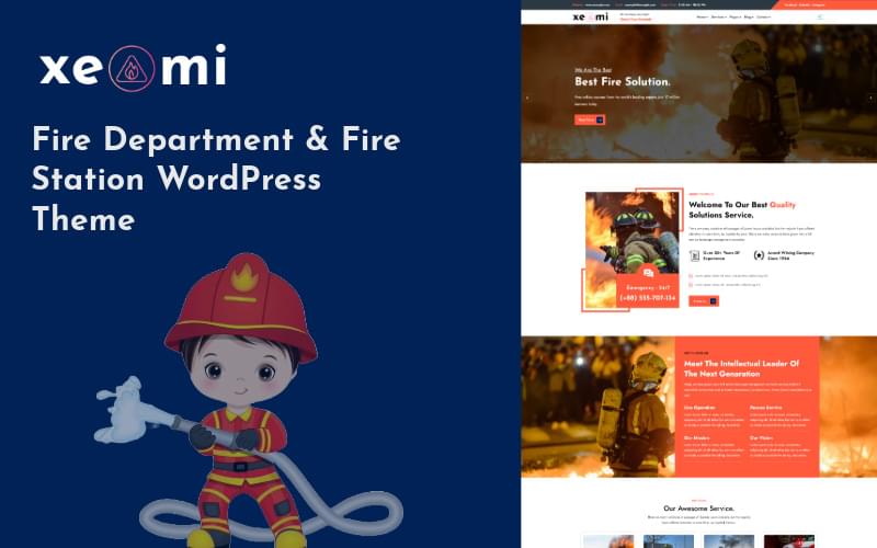 Keller Fire and Safety WordPress Theme
